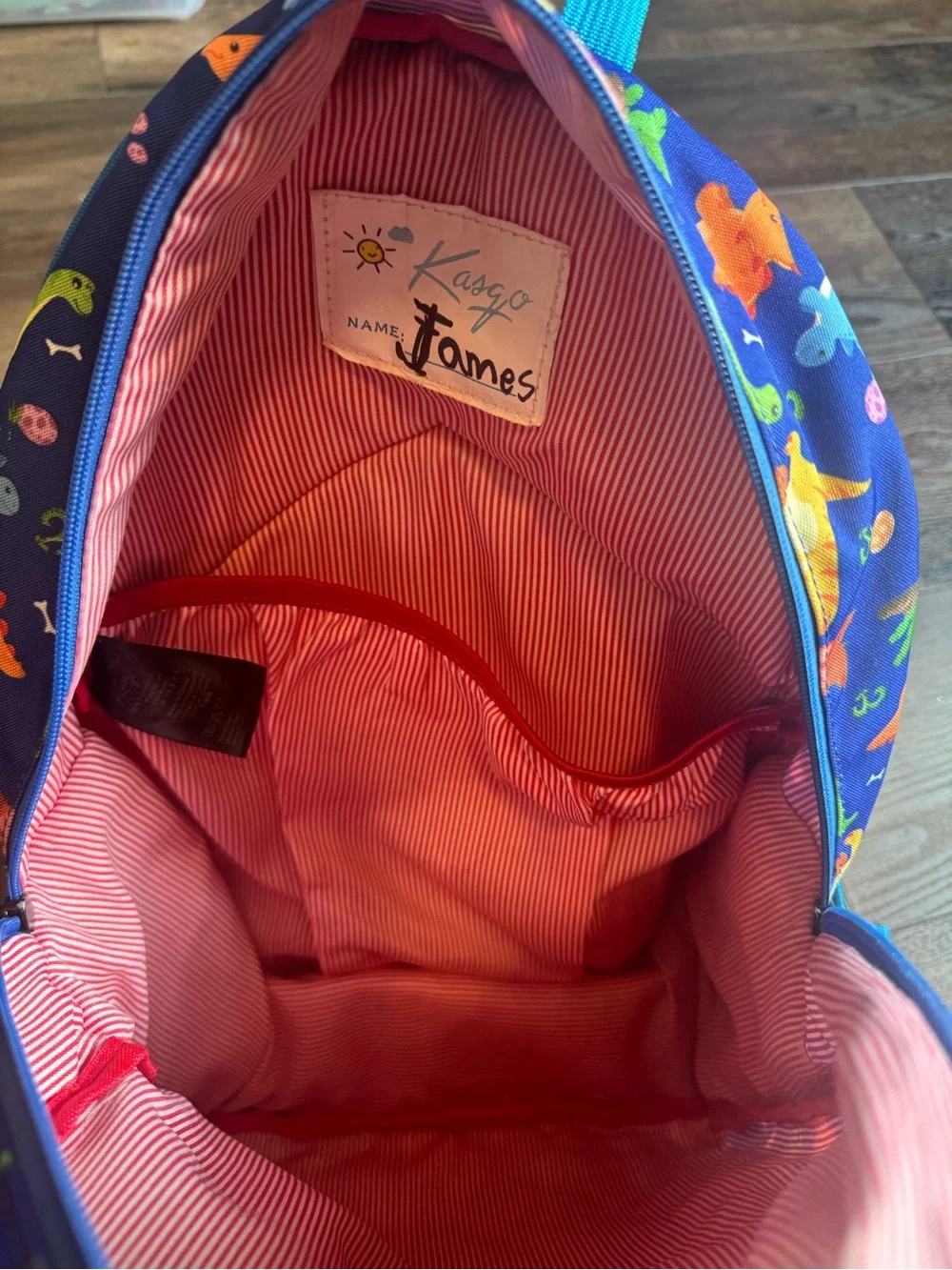 Kids dinosaur school backpack 14” by 11”